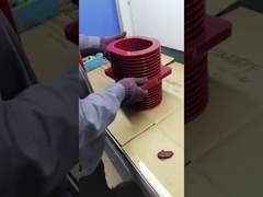 Armário de comutação de resina de fundição de 24kv através de buchas de parede para 40X10 Copper Bus-Bar