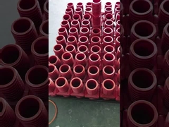 Armário de comutação de resina de fundição de 24kv através de buchas de parede para barras duplas de cobre