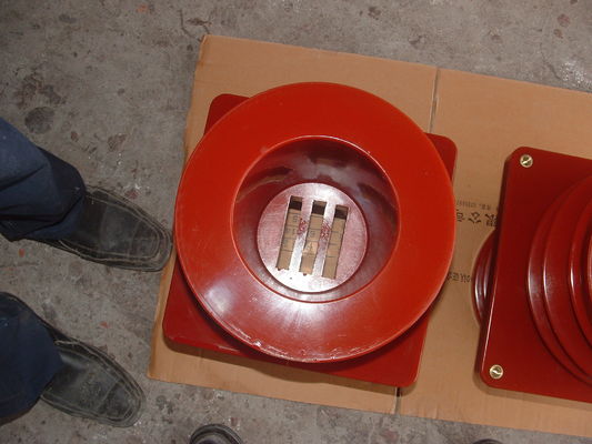 Epoxy Resin Wall Through Insulating Bushing For Transformer 36kV High Voltage With Three Busbar Holes